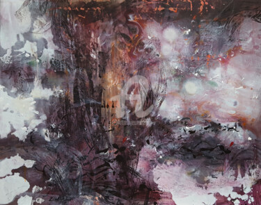Картина под названием "JUST A SUBLIME WAY…" - Kloska Ovidiu, Подлинное произведение искусства, Акрил Установлен на Деревянна…