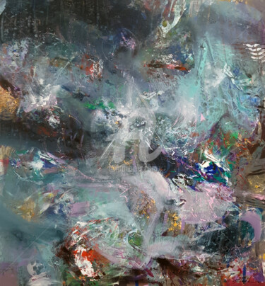 Картина под названием "GIGANTIC SUPERBE FA…" - Kloska Ovidiu, Подлинное произведение искусства, Акрил Установлен на Деревянн…