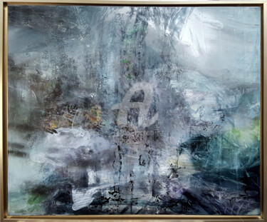Картина под названием "HUGE FRAMED DIAPHAN…" - Kloska Ovidiu, Подлинное произведение искусства, Акрил