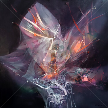 Pintura titulada "Angelic and twisted…" por Kloska Ovidiu, Obra de arte original, Acrílico Montado en Bastidor de camilla de…
