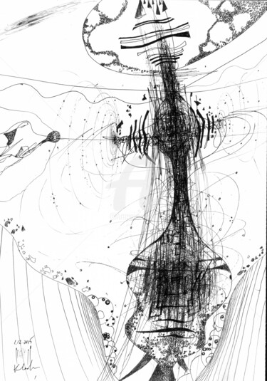 「KLOSKA ARTWORKS TOD…」というタイトルの描画 Kloska Ovidiuによって, オリジナルのアートワーク, インク