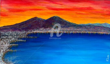 Painting titled "Vedi Napoli e muori" by K’Lyne, Original Artwork, Acrylic