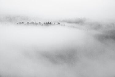 Fotografia intitulada "Foggy Morning" por Dmitriy Kochergin, Obras de arte originais, Fotografia digital