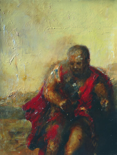Painting titled "Claudius - that's me" by Andrei Kokarev, Original Artwork, Oil