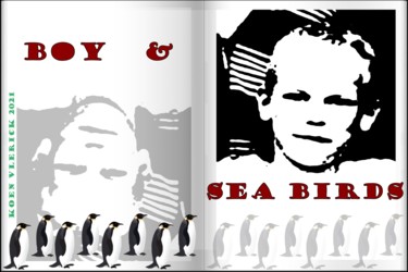 Digital Arts titled "BOY & SEA BIRDS" by Koen Vlerick, Original Artwork, 2D Digital Work