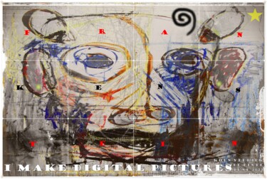 Artes digitais intitulada "UW ALLER FRANKENSTE…" por Koen Vlerick, Obras de arte originais, Trabalho Digital 2D