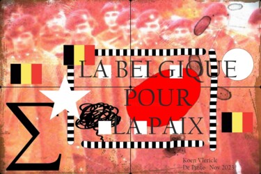 Arte digital titulada "LA BELGIQUE POUR LA…" por Koen Vlerick, Obra de arte original, Trabajo Digital 2D