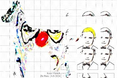 Цифровое искусство под названием "LOOK FOR THE BOY WI…" - Koen Vlerick, Подлинное произведение искусства, 2D Цифровая Работа