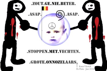 「ZOUT GE」というタイトルのデジタルアーツ Koen Vlerickによって, オリジナルのアートワーク, 2Dデジタルワーク