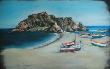 Desenho intitulada "port de blanes ,Esp…" por Koki, Obras de arte originais, Outro