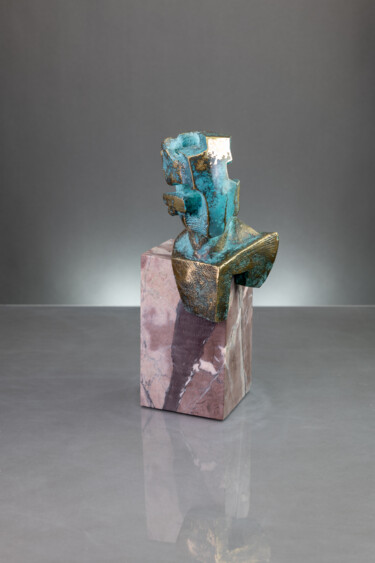 Скульптура под названием "FLOSIG V" - Konrad Ziolkowski, Подлинное произведение искусства, Бронза