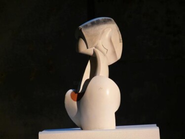 Sculpture titled "FRANKLIN" by Konrad Ziolkowski, Original Artwork, Mixed Media