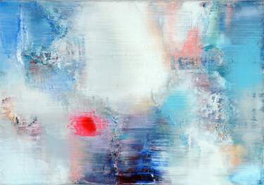 Painting titled "Ohne Titel, 70 x 10…" by Konstantin Grabowski, Original Artwork, Oil Mounted on Wood Stretcher frame