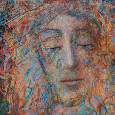 Malerei mit dem Titel "Awakening" von Konstantinos Efimidis, Original-Kunstwerk, Öl