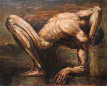 Pintura titulada "Awakening to inspir…" por Konstantinos Efimidis, Obra de arte original, Oleo
