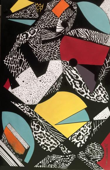 Картина под названием "The Wild" - Koola Adams, Подлинное произведение искусства, Гуашь
