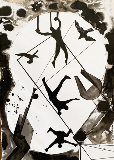 Tekening getiteld "The Rise and Fall o…" door Koola Adams, Origineel Kunstwerk, Inkt