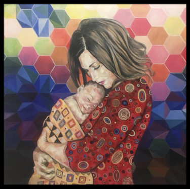 Pintura titulada "Mother" por Don Kosta, Obra de arte original, Acrílico