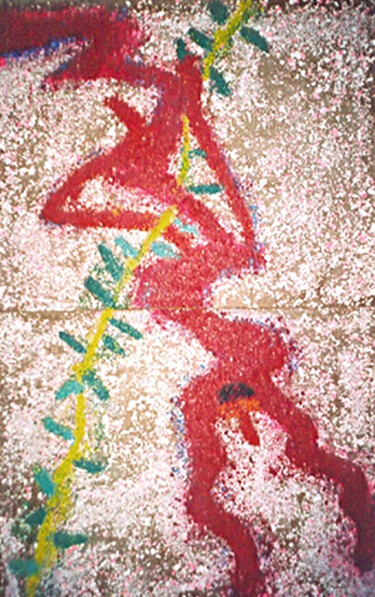 Pittura intitolato "Tarzanou" da Koutsandréou Georges, Opera d'arte originale, Acrilico