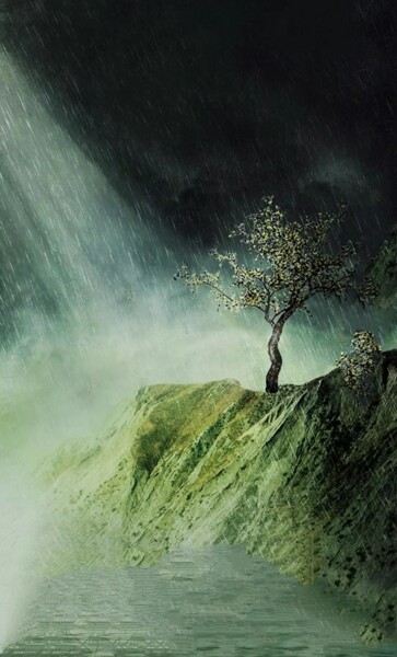 Fotografia intitulada "Awesome rain" por Krishna Art Gallery, Obras de arte originais, Fotografia de filme
