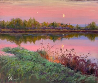 "Autumn sunset" başlıklı Resim Kristina Savinova tarafından, Orijinal sanat, Pastel