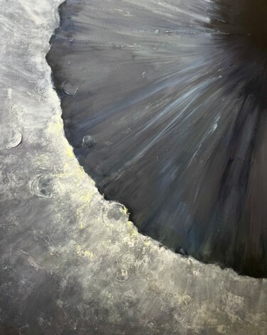 Malarstwo zatytułowany „Moon's eye” autorstwa Kristina Zhigacheva, Oryginalna praca, Akryl