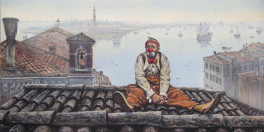 Painting titled "Доброе утро.jpg" by Sergei Kropovinskii, Original Artwork, Oil