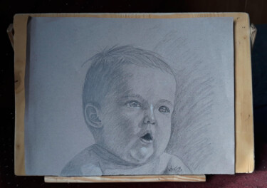 Drawing titled "Baby" by Krystian, Original Artwork, Graphite