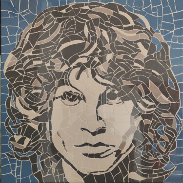 Escultura titulada "6/10 Jim Morrison" por Krzysztof Bendinger, Obra de arte original, Mosaico