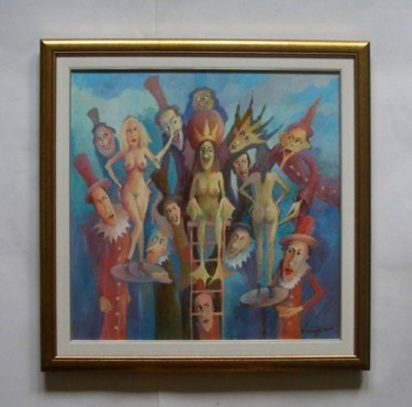 Painting titled "Królewna jednej noc…" by Krzysztof Lozowski, Original Artwork