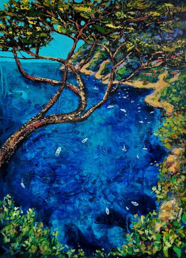 Картина под названием "Resilience. Amalfi…" - Ksenia Tsyganyuk, Подлинное произведение искусства, Акрил Установлен на Деревя…