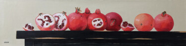 Schilderij getiteld "The fruits of the p…" door Kseniia Berestova, Origineel Kunstwerk, Olie Gemonteerd op Frame voor houten…