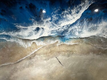 Painting titled "Sea for two" by Kseniia Eliseeva, Original Artwork, Acrylic
