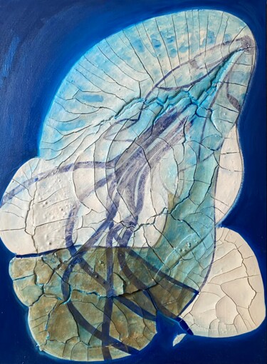Картина под названием "Head in the clouds" - Kseniya Oudenot, Подлинное произведение искусства, Акрил