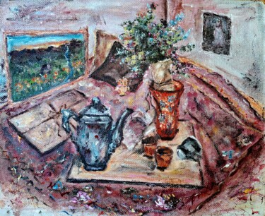 Картина под названием "Натюрморт" - Nadya Kulikova, Подлинное произведение искусства, Акрил