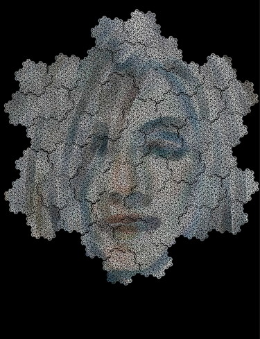 Digitale Kunst getiteld "Portrait of Rachel" door Kurotory, Origineel Kunstwerk, 2D Digital Work