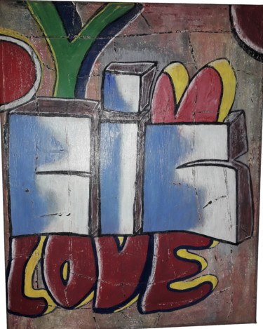 Pintura titulada "Love Art" por Likos Klee, Obra de arte original, Acrílico