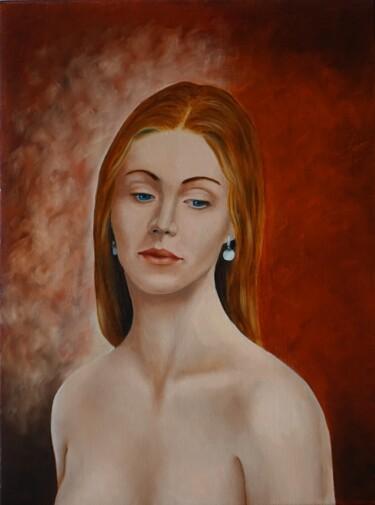 Pintura titulada "Natalie" por Kvantaliani, Obra de arte original, Oleo