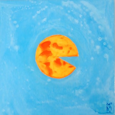 Peinture intitulée "Poisson rouge I" par Jacek Wendzonka, Œuvre d'art originale, Acrylique