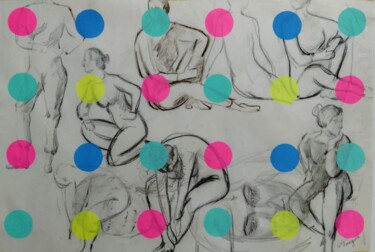 Malerei mit dem Titel "Jeff Koons 1" von Kyrylo Bondarenko, Original-Kunstwerk, Acryl
