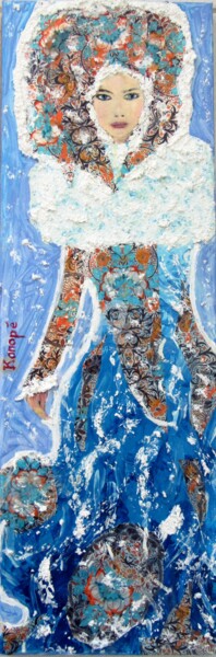 Painting titled "Blouce" by L'Atelier De Kanopé, Original Artwork, Oil