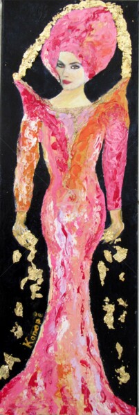 Peinture intitulée "Oren'elle" par L'Atelier De Kanopé, Œuvre d'art originale, Huile