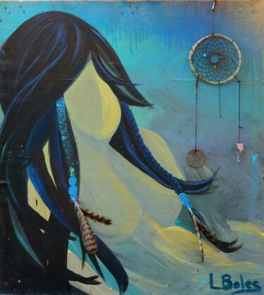 Malarstwo zatytułowany „Dreamcatcher” autorstwa L.Boles, Oryginalna praca, Akryl