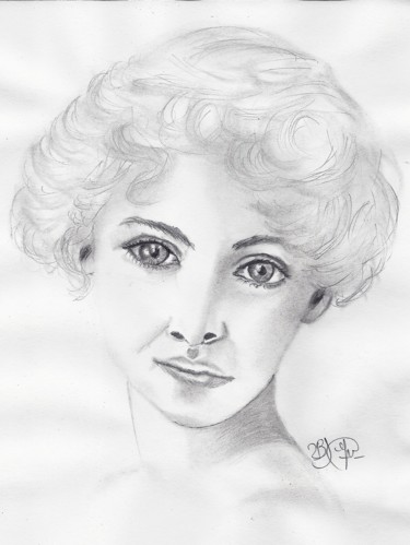 Drawing titled "Blanche" by La Babssy, Original Artwork