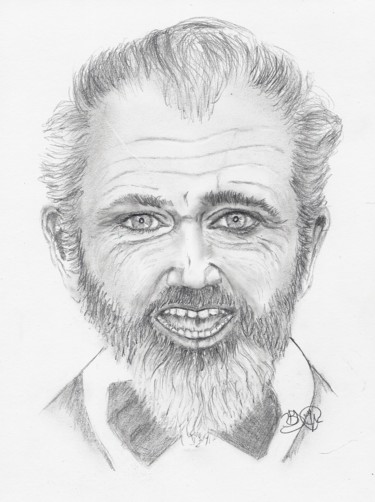 Dessin intitulée "Mr" par La Babssy, Œuvre d'art originale, Crayon