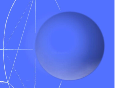 Digitale Kunst getiteld "PHASE OF THE BLUE S…" door Laboratoryart, Origineel Kunstwerk, Digitaal Schilderwerk