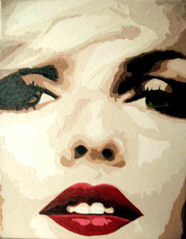 Peinture intitulée "Blondie" par Lady Caviar, Œuvre d'art originale