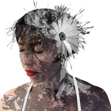 Photographie intitulée "Flower power n°11" par Lady Caviar, Œuvre d'art originale