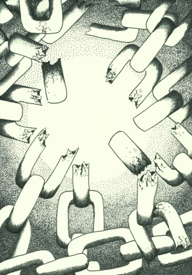 Rysunek zatytułowany „"Libre"” autorstwa Laëtitia Payet (Lëty Création), Oryginalna praca, Ołówek