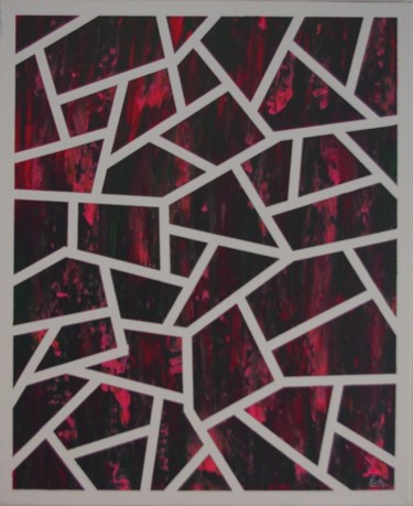 Painting titled "ABSTRACTION12" by Cédric Colin, Original Artwork, Acrylic